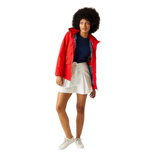 Regatta Women's Navassa Womens Navassa Full Zip Hooded Rain Coat - Image 10