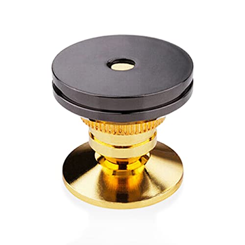 siduytin Confezione da 4 Punte per Altoparlanti Isolamento Antiurto Cuscinetti per Giradischi smorzanti Piedini per piedistallo Base conica in Metallo Accessori Piede