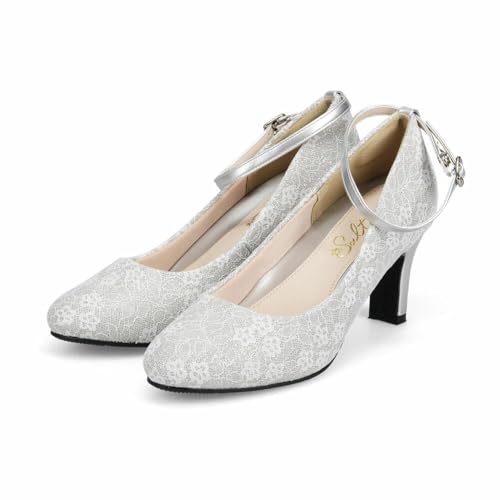 [�Z���u��] �p���v�X �X�g���b�v �C �t�H�[�}�� 7cm�q�[�� ���E���h�g�D �����₷�� �����p���v�X �E���ɂ��� 2way ���O����X�g���b�v �t�@�b�V���� �I�P�[�W���� ������ 7703 23.5cm SILVER(�V���o�[)