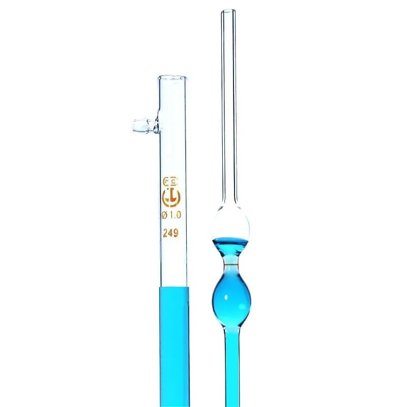 Viscosimetro capillare da laboratorio, viscosimetro parallelo for la misura della viscosità cinematica degli oli(1.0 mm)