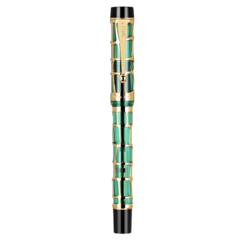 Stylo plume en résine creuse Centennial 100 violet lavande et clip doré chic