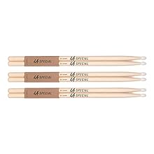 BEST SELLING: LA Specials 5B hickory drumsticks are 16” long with a .590” diameter. They have nylon oval tips for increased articulation. FOR STUDIO AND LIVE: LA Specials are perfect in the recording studio and for live performances. This set include...