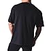 Magiftbox Workout Shirts Short Sleeve Oversized Hipster Gym Shirts Hip-hop T-Shirts for Men T44_Black_US-M