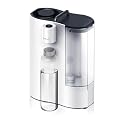 Bluevua RO100ROPOT-Travel Reverse Osmosis System Countertop Water Filter, Compact 6-Stage Filtration with UV, Includes Glass Bottle, Portable Water Purifier for Home & Travel, White