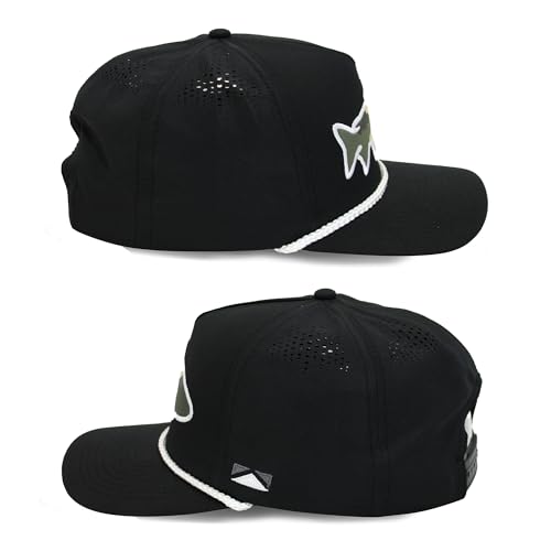 Image of Paramount Outdoors Sunset Trout Fishing Hat Mountain Fish Silhouette Performance Outdoor Hat with Comfort Snapback