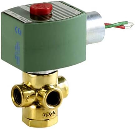 Asco 1/4" Normally Open, 3-Way Solenoid Valve (120V)