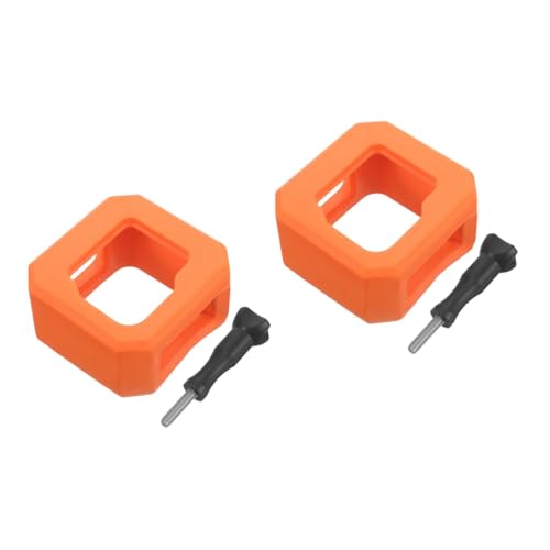 Yardwe 2 Juegos Cámara Trípode para Apretones Soporte para Teléfono De Coche Portátil Impermeable Trípode De Teléfono Estrellarse Soporte para Celular Camara De Piscina Orange