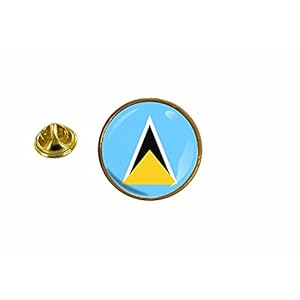 Akachafactory Pin St. Lucia rond