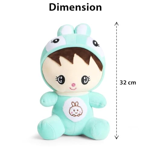 Image of HUG 'n' FEEL SOFT TOYS - Rabbit Doll 25cm Soft Toy Plush Toy | Big Stuffed Animal | Ultra Soft, Huggable & Cuddly Gift for Kids, Girls, Boys | Perfect for Birthday, Valentine's Day