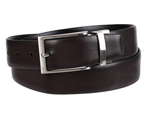 Calvin Klein Men's Reversible Belt, Deep Black/Brown, Medium (34-36) #TOP2