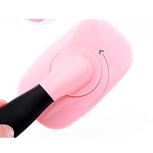 Brosse à chat REYG avec peigne d'épilation haute performance rose