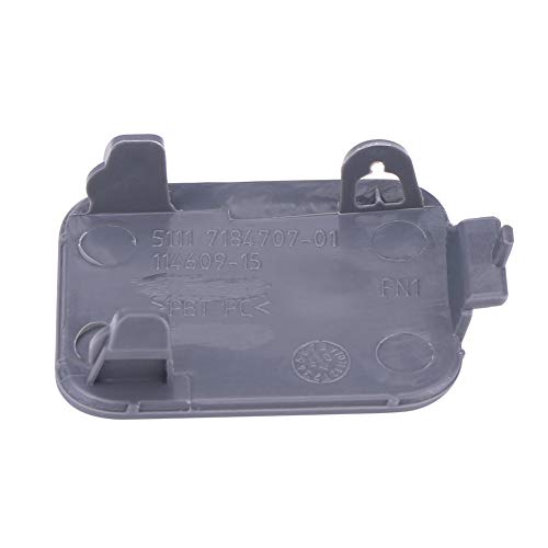 KIMISS Capiste de Couverture de Crochet de Remorquage Avant pour E60 E61 5 Série 2008-2010 - Fits 520D, 520I, 523LI, 525LI, 530LI - Pièce de Remplacement d'installation Facile