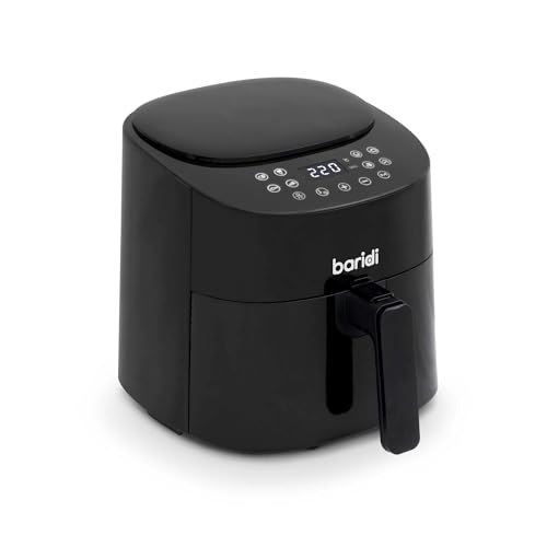 Baridi 3.5L Low Fat Air Fryer with Digital Rapid Air Oil Free Circulation System, 1300W, 8 Presets - DH60