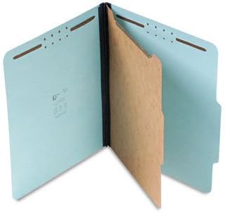 S J Paper S60953 S J Paper Std 1-1/2 Expansion Classification Folder, LTR, 4-Section, BE, 20/Box