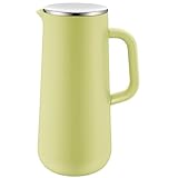 Durch einfaches Drehen des Deckels ist die Kanne servierbereit und ermöglicht ein spritz- und tropffreies Einschenken. Der Drehverschluss sorgt dafür, dass die Kanne zu 100 Prozent dicht ist