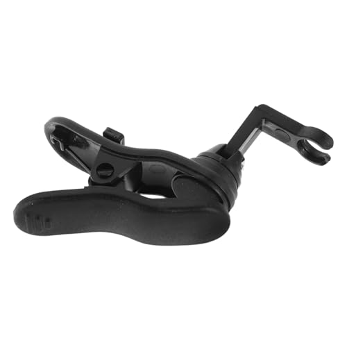 FUNOMOCYA Microphone Clip for Wind Instruments Lightweight Flute Mic Clamp Holder with High Fidelity Transmission and Quick Installation for Musicians and Performers