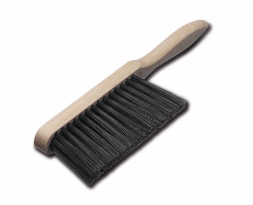 Image of Lessmann 124801 Bursten Lesmann Hand Brush 320 x 35 x 18 mm 4 Rows Nylon PP Black 0.40 mm High 70 mm