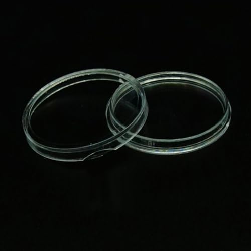 Madeni Para Toplama Kutusu Kasa Kapsül, 27 mm Şeffaf Plastik, 1025 adet Set (25 piezas)