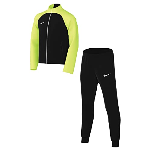 Nike Knit Soccer Tracksuit Lk Nk Df Acdpr Trk Suit K, Black/Black/Volt/White, DJ3363-010, M