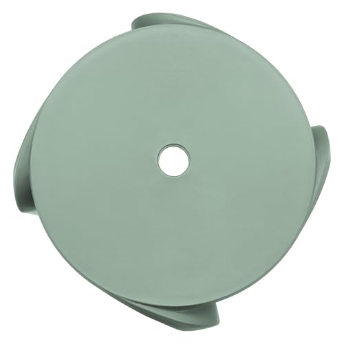 Taburete de plástico, 46 x 30 cm, soporta hasta 120 kg, color verde claro, multiusos apilable, antideslizante, redondo, taburete de cocina, taburete apilable, silla sin respaldo, para baño, salón - imagen 6