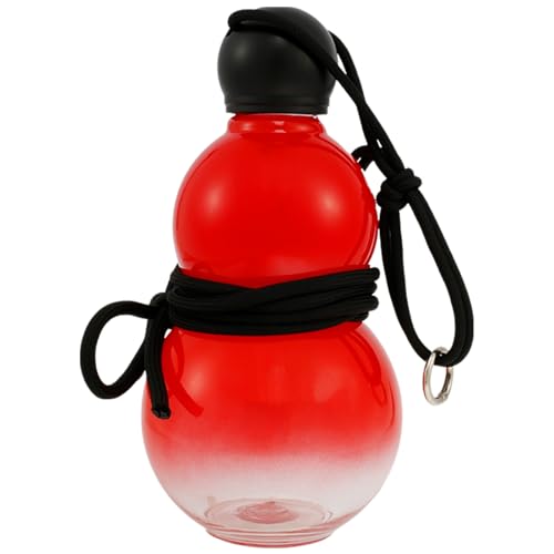 bigjvbfv Gourd Water Bottle, 800ml Large Capacity Gourd Bottle, Reusable Water Flask, Chinese Retro Water Gourd Bottle Portable Gourd Sports Water Bottle for Gym Home Office Traveling (Red)