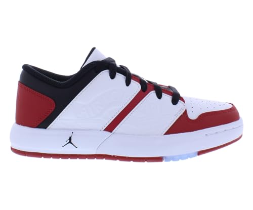 Nike Jordan NU Retro 1 Low GS Boys Shoes Size 7, Color: Varsity Red/Black/White