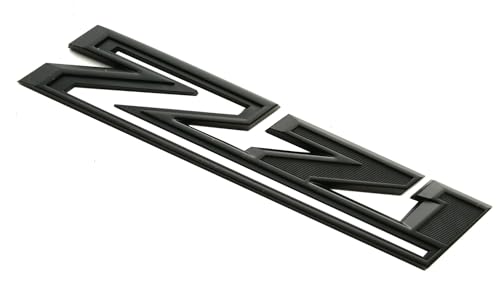 Image of 2 Pack 2019-2025 Z71 Emblem Decals Side Badges Compatible with Silverado Z71 Parts 84632695 (Matte Black)