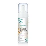 Mambino Organics Soothe Me Shampoo &amp; Body Wash for Kids, Essential Baby Bath, Gentle Newborn Essentials, Lavender &amp; Green Tea 5.5floz