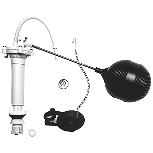 Danco Complete Toilet Repair Kit, Fill Valve & Flapper, White (80816)