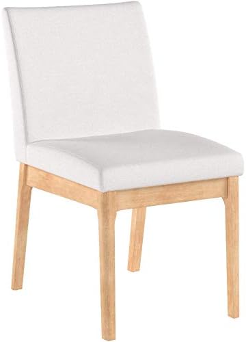 Miniatura 4 de Silla de comedor moderna, Katherine Mid Century (juego de 2), Tela