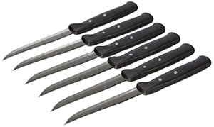 Confezione 6 Steakmesser mit gezackter Klinge