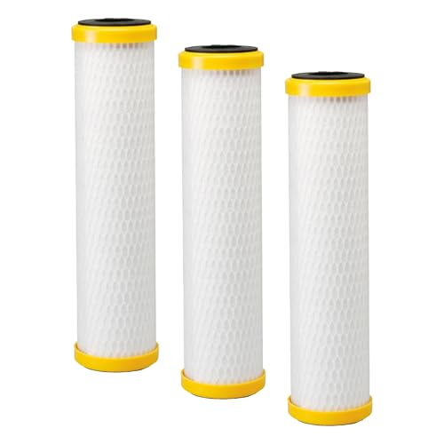 Image of GE Advanced Single Stage Drinking Water System Replacement Filter, Fits GX1S01R Under Sink Filtration System, Replace Every 6 Months, FXULC 1 Count(Pack of 3)