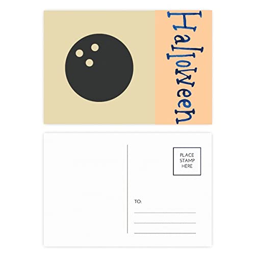 Cartes postales de bowling Halloween invitation originale pour éviter les designs clichés
