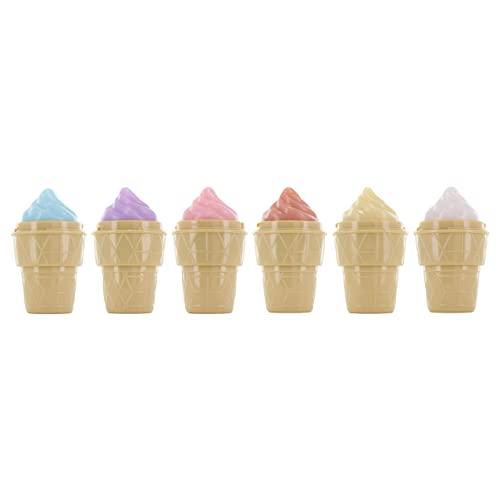 Beauty Treats Sweet On You Ice Cream Cone Shaped Flavored Lip Balms, Pack of 6 Flavors, Party Favors, Stocking Stuffers, Prizes image 3