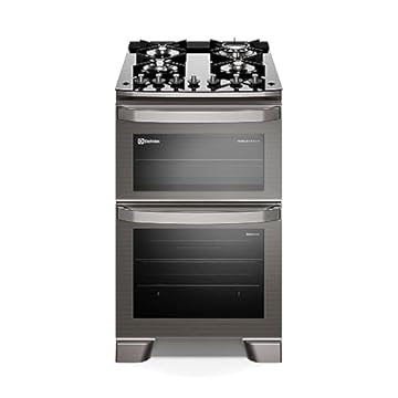 Fogão Electrolux 4 Bocas Experience com PerfectCook360 Prata FE4DC