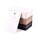 TUPARKA 120 Pcs Jewelry Storage, Earring Display Cards with Bags, Kraft Paper Tags for DIY Earrings, 3 Colors (Black, Brown, White)