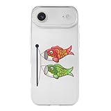 iPhone17 Air用ケース 和風 鯉のぼり TPU 携帯カバー アイフォン17 Air用ケース ワイヤレス充電対応 耐衝撃 軽量 撥水 全面保護 脱着簡単 傷汚れ防止 落下防止 おしゃれ かわいい 贈り物