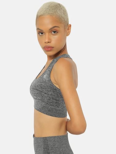 Image of CULT CultSport | Women's Slip-On Sports Bra | Seamless Technology Full-Coverage Sports Bra | Racerback Medium-Impact