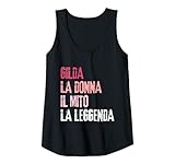 Mujer Gilda La Donna Il Mito La Leggenda Festa di Compleanno Camiseta sin Mangas