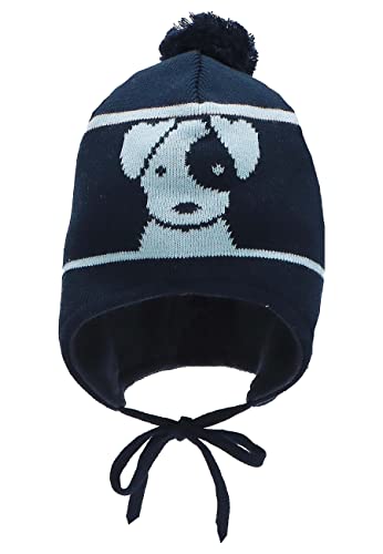 Sterntaler Baby Jungen Mütze Baby Bommelmütze Hund Mütze - Mütze Baby -...