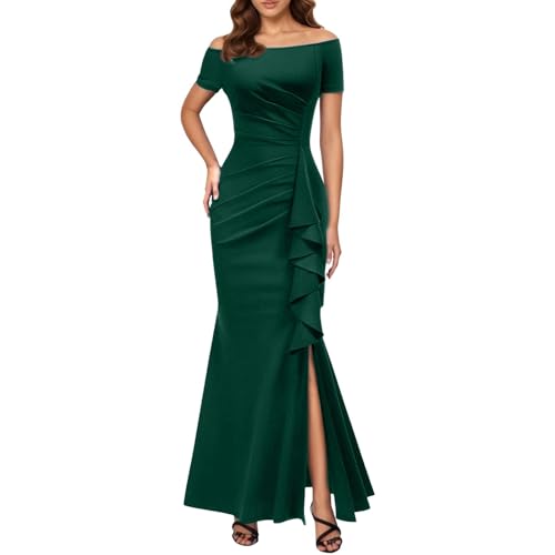Robe de fête et cocktail élégante avec son ourlet fendu raffiné