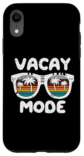 Summer Vacay Mode Occhiali da sole Retro Vacanza Donne Uomini Bambini Custodia per iPhone XR