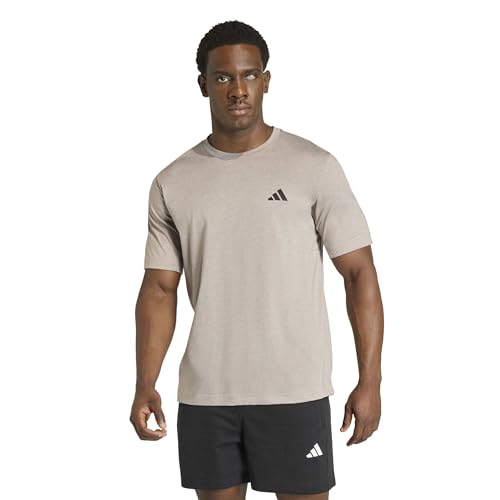 adidas Mens Workout Essentials Feel Ready T-Shirt Medium Grey Heather Medium