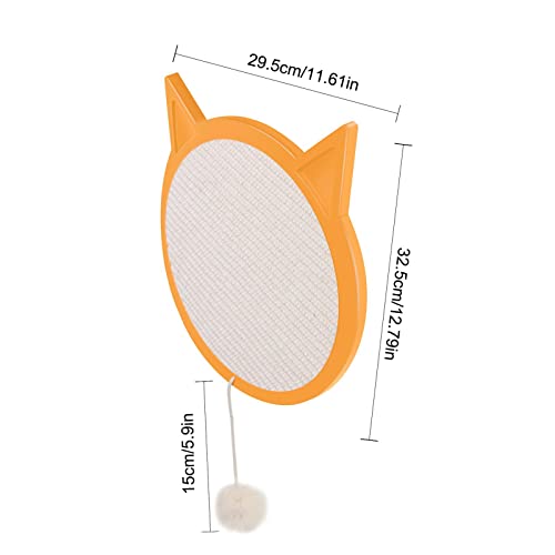 Arranhador de gato de sisal, tábua de arranhar para gatos | Almofadas de arranhões montadas na pared