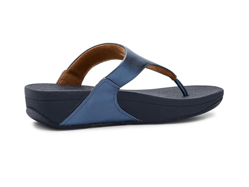 Image of FitFlop Womens Lulu Leather Toe Post Sandals