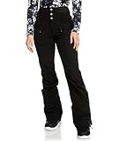 Tecnología DryFlight 15k Roxy Rising High - Pantalones de snowboard para mujer, color rosa suave, talla XL