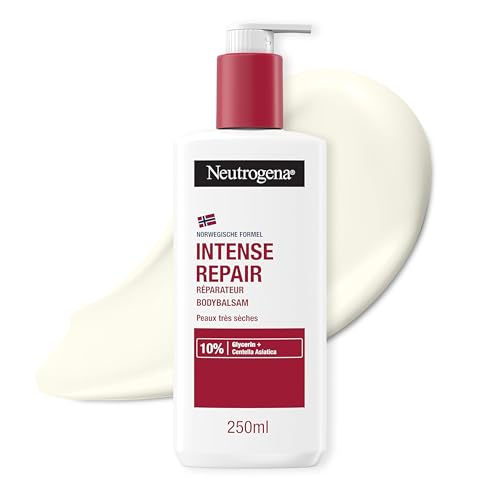 Neutrogena Norwegische Formel Intense Repair Reparierender CICA Bodybalsam 250 ml Körperlotion für eine sofortige Linderung und mehr Feuchtigkeit bei sehr trockener, rauer Haut