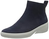 ecco damen exostrike stiefeletten Mit 35-mm-Keilabsatz ECCO Damen Soft 7 Wedge Ankle Boot, Night Sky, 39 EU