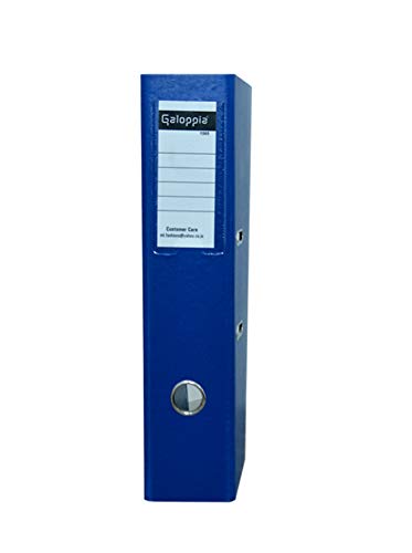 GALOPPIA PVC Coated Box File/Folder for Office documents and certificates A4 Size (Blue, Pack of 8)