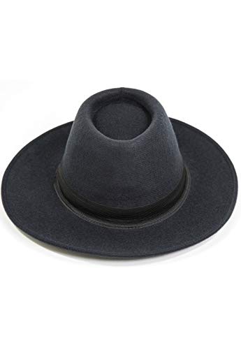 Chapéu Chapelaria Vintage Fedora Gângster Preto – M